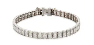 Platinum Art Deco Diamond Bracelet