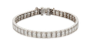 Platinum Art Deco Diamond Bracelet