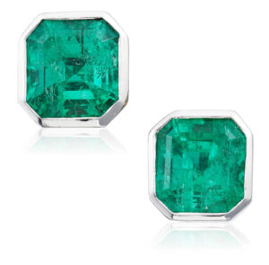 Colombian Emerald Earrings Colombian Emerald Earrings