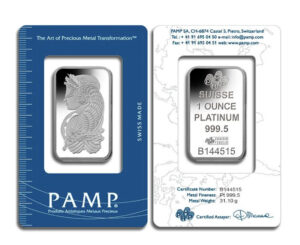 atlanta Coins and Bullion buyer Suisse 1 Ounce Platinum Bar