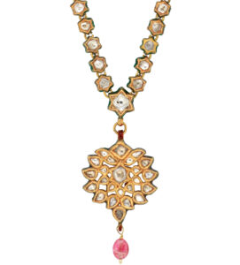 atlanta estate jewelry buyer 14k Antique Rose Cut Diamond Necklace