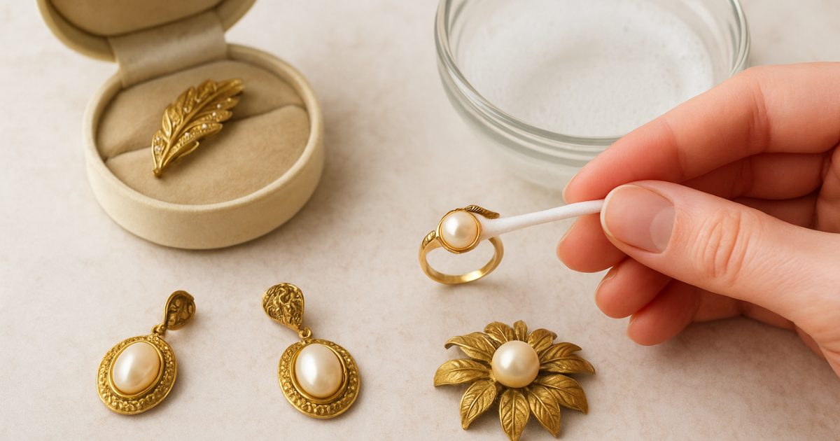 How to Clean Vintage Jewelry Without Damage