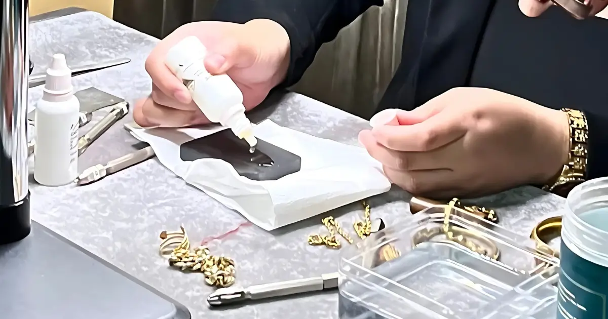 how jewelers test gold